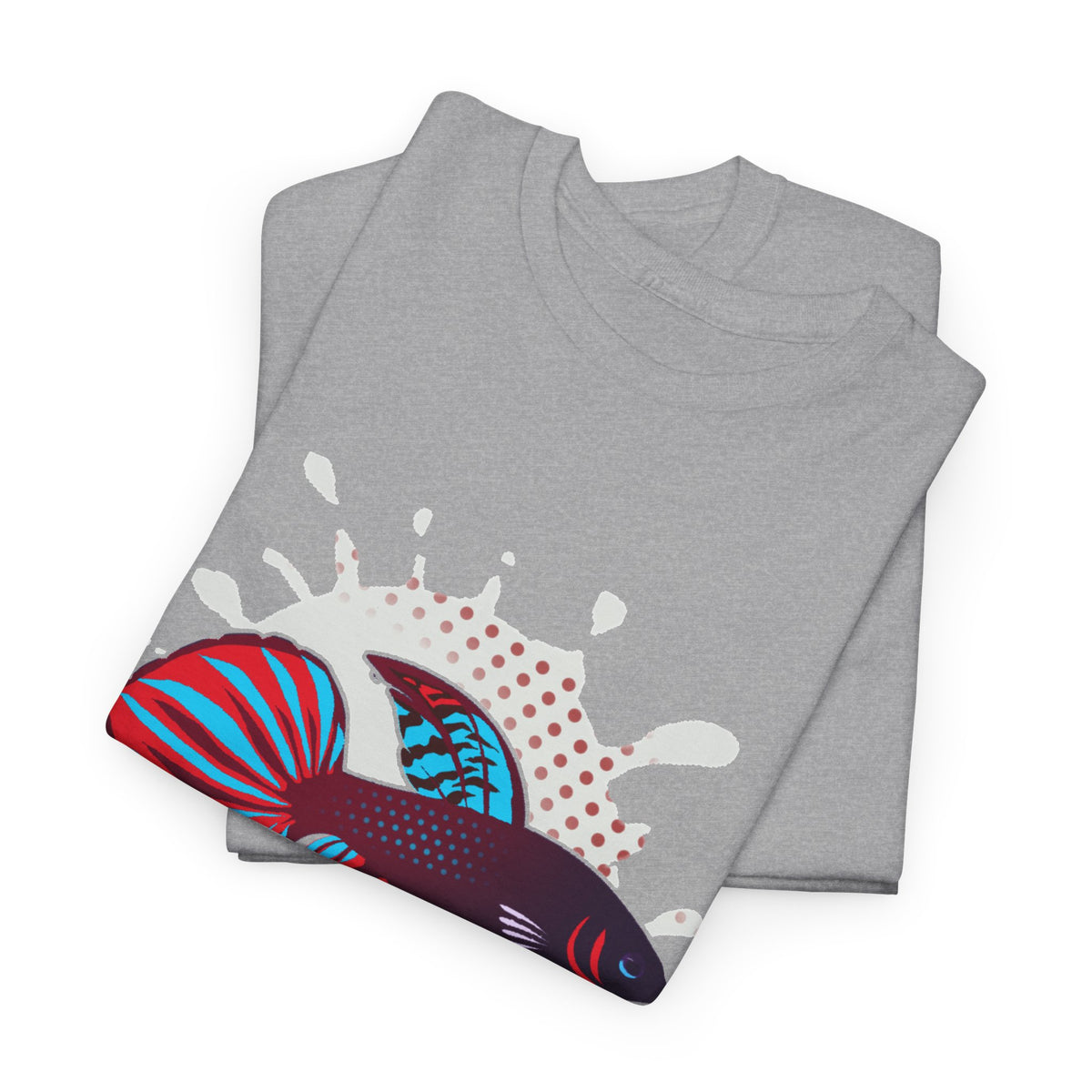 Betta Splenden Wild Type Tee — Vibrant Betta Fish Pop Art T-Shirt