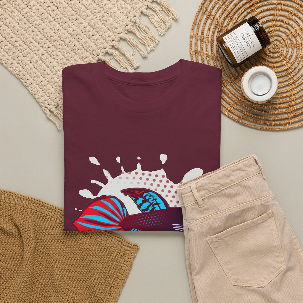 Betta Splenden Wild Type Tee — Vibrant Betta Fish Pop Art T-Shirt
