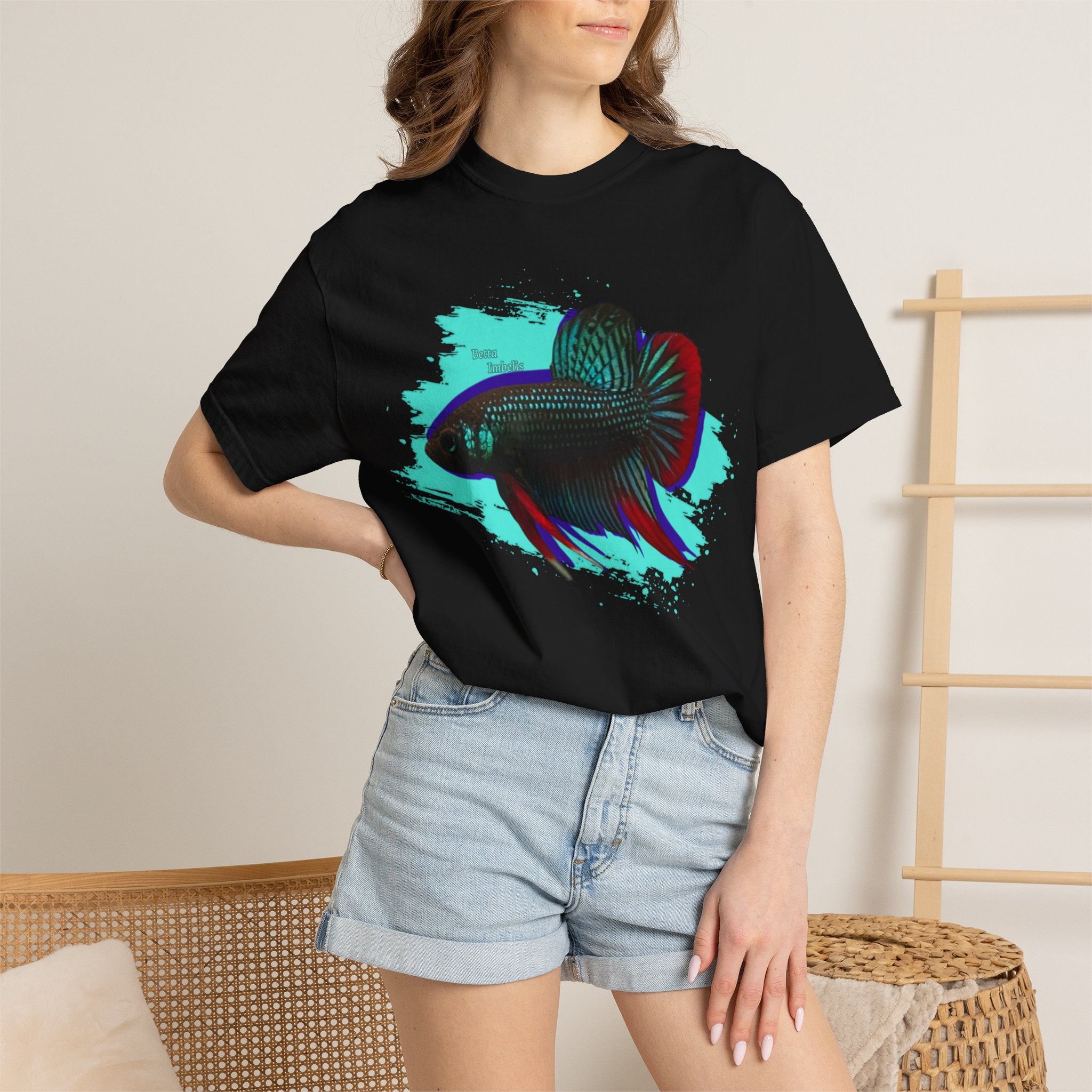 Betta imbelis Fish Graphic T-Shirt