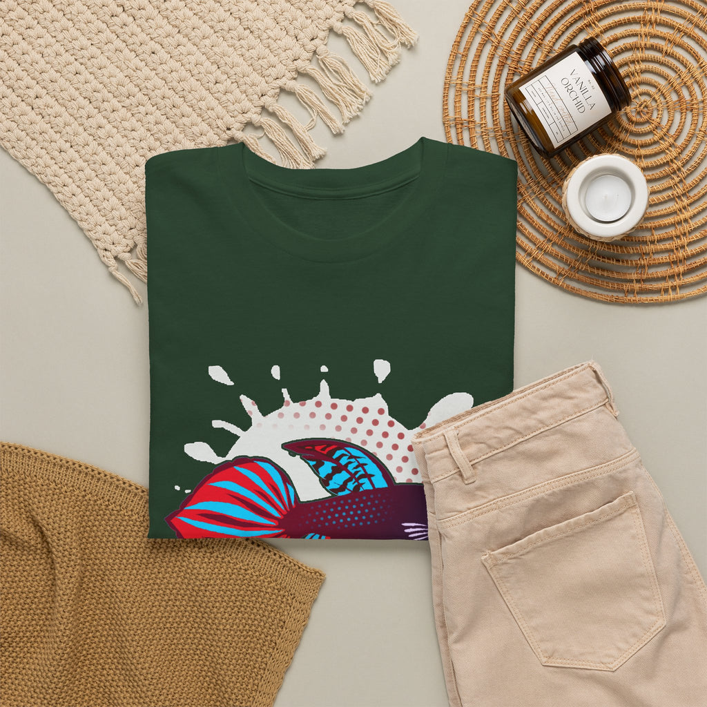 Betta Splenden Wild Type Tee — Vibrant Betta Fish Pop Art T-Shirt