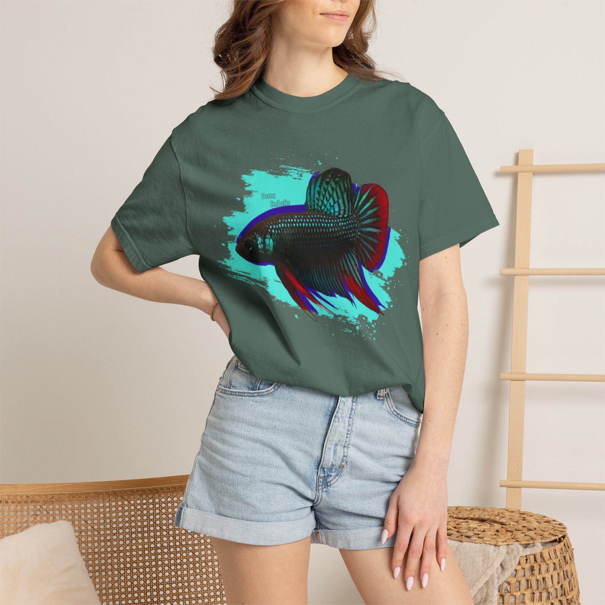 Betta imbelis Fish Graphic T-Shirt