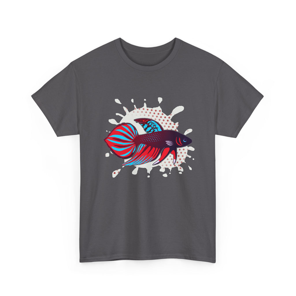 Betta Splenden Wild Type Tee — Vibrant Betta Fish Pop Art T-Shirt