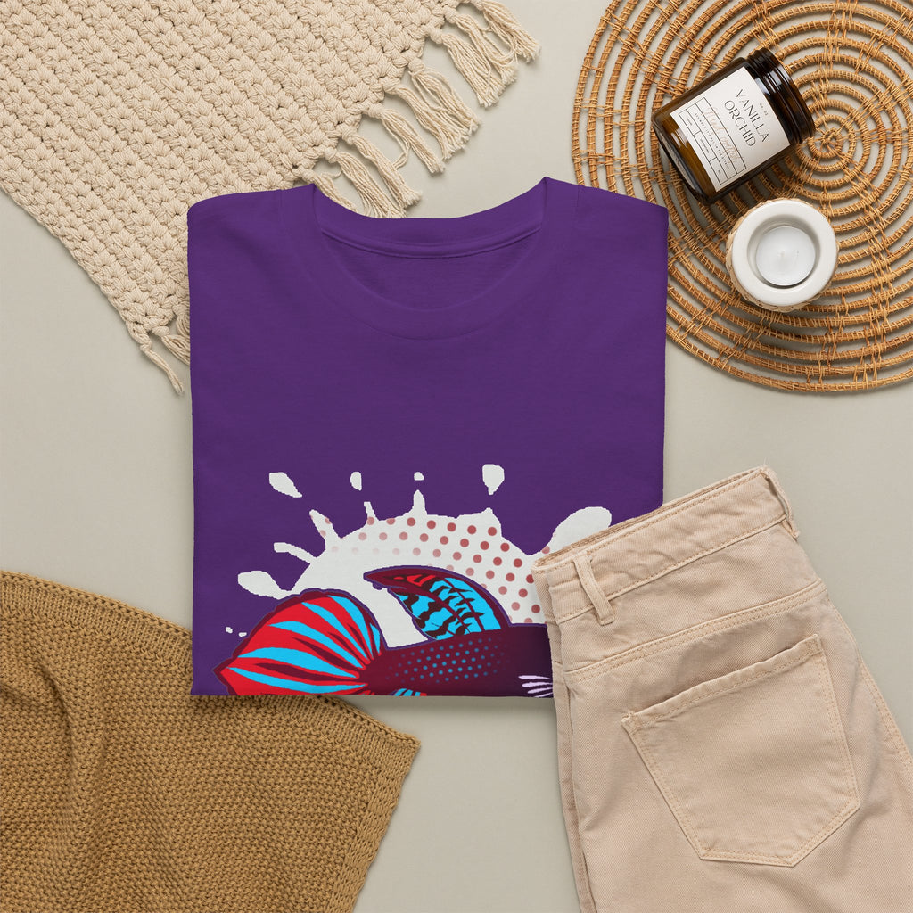 Betta Splenden Wild Type Tee — Vibrant Betta Fish Pop Art T-Shirt