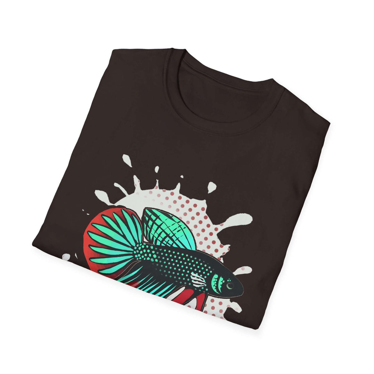 Betta Imbelis Fish Graphic T-Shirt – Retro Pop Art Aquarium Tee