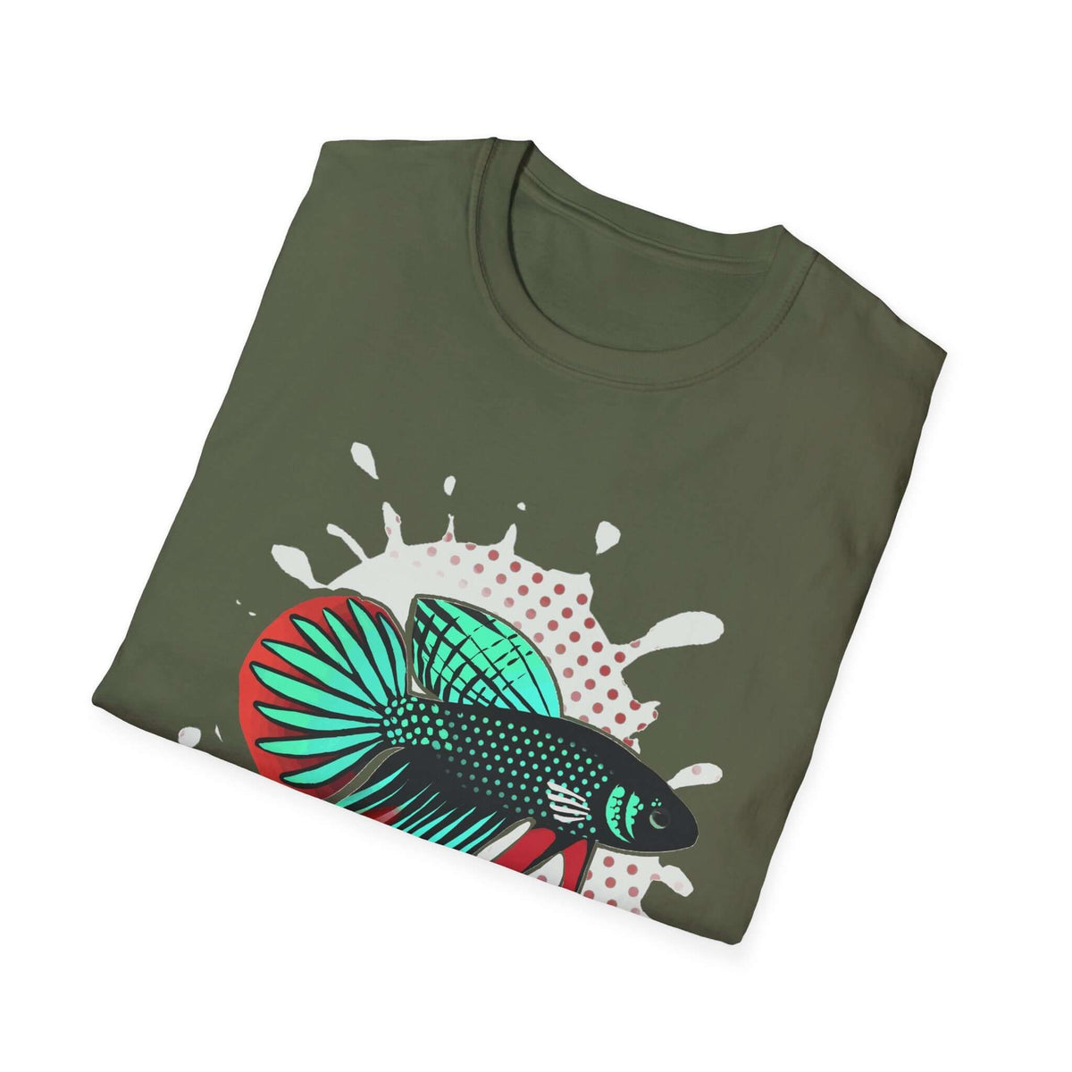 Betta Imbelis Fish Graphic T-Shirt – Retro Pop Art Aquarium Tee