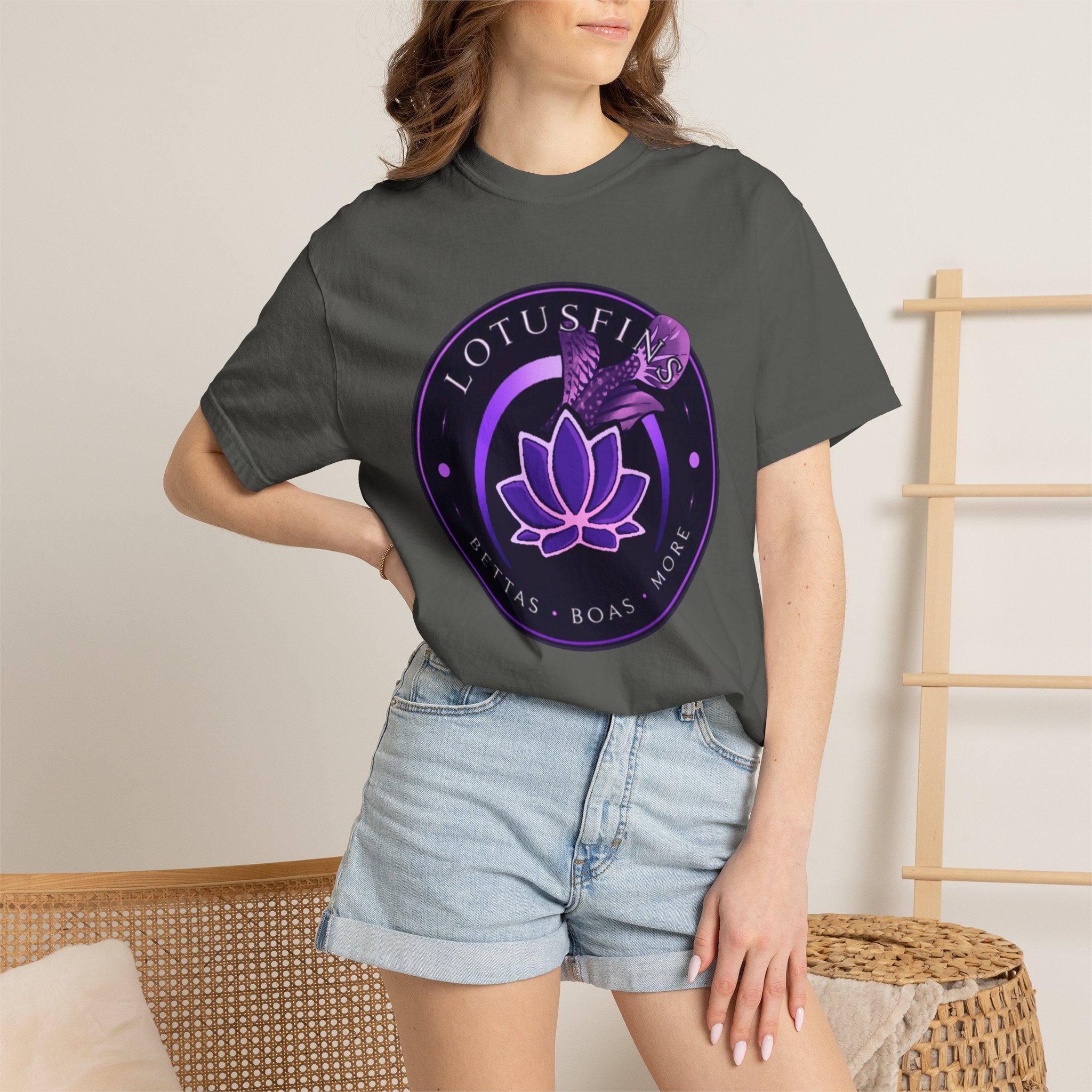 Lotusfins logo tshirt