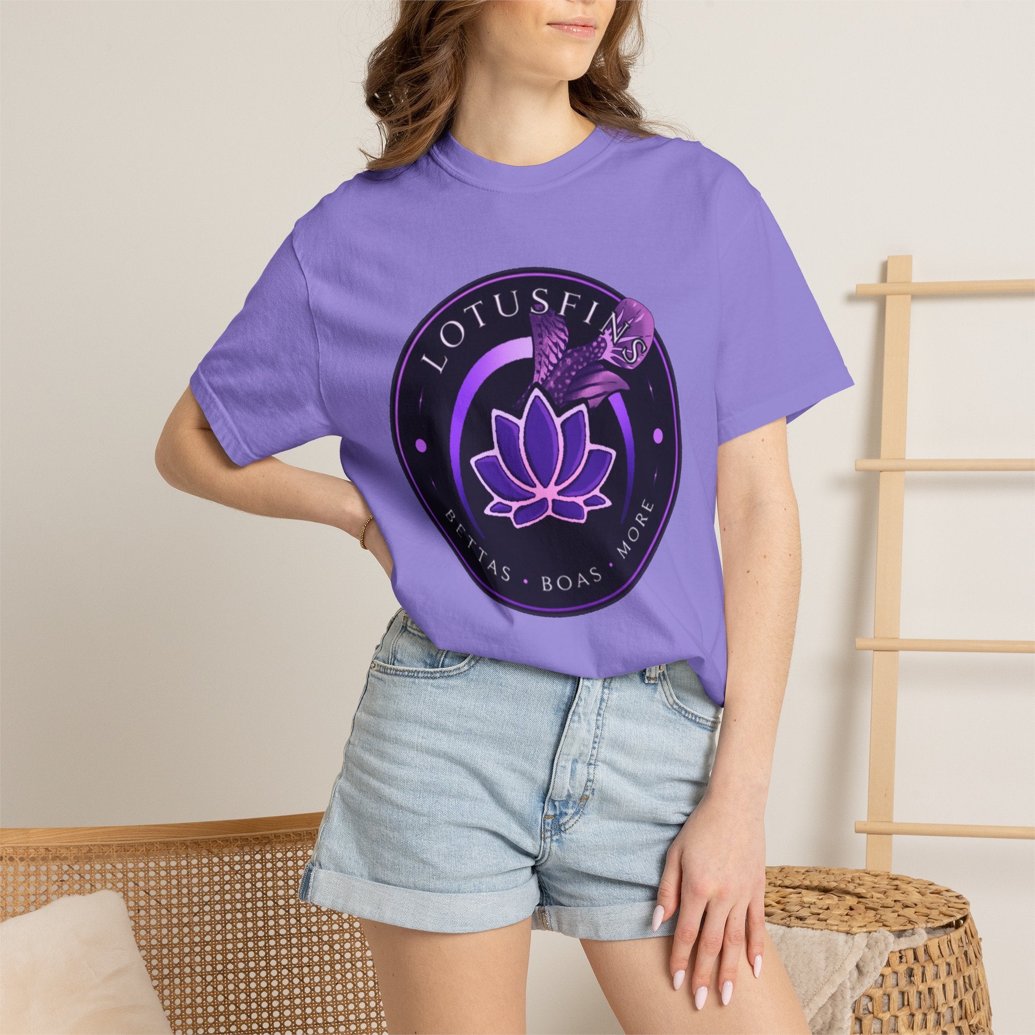 Lotusfins logo tshirt