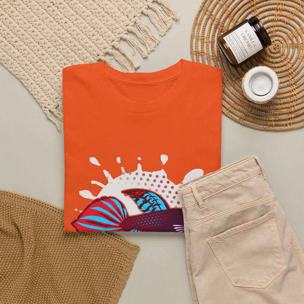 Betta Splenden Wild Type Tee — Vibrant Betta Fish Pop Art T-Shirt