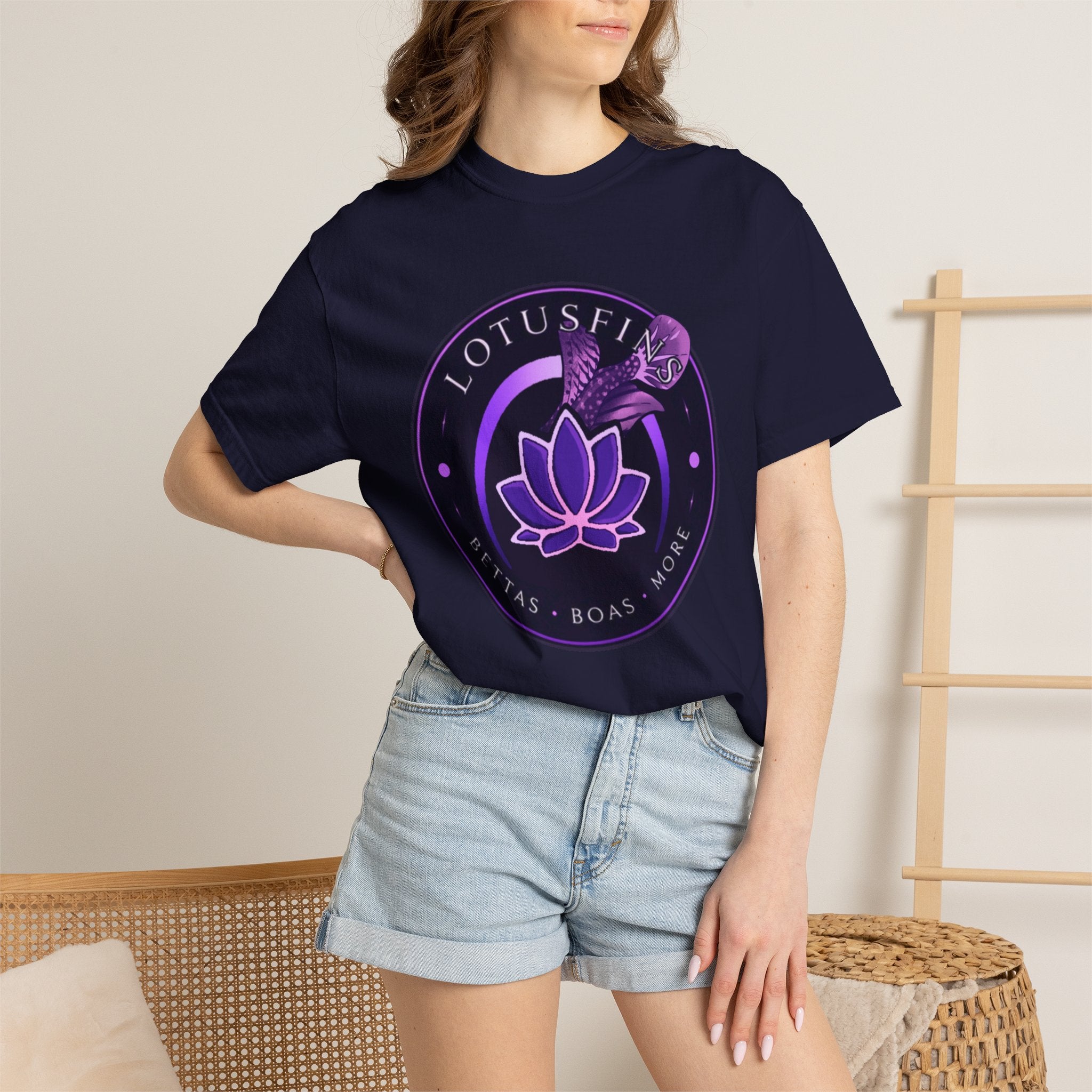 Lotusfins logo tshirt