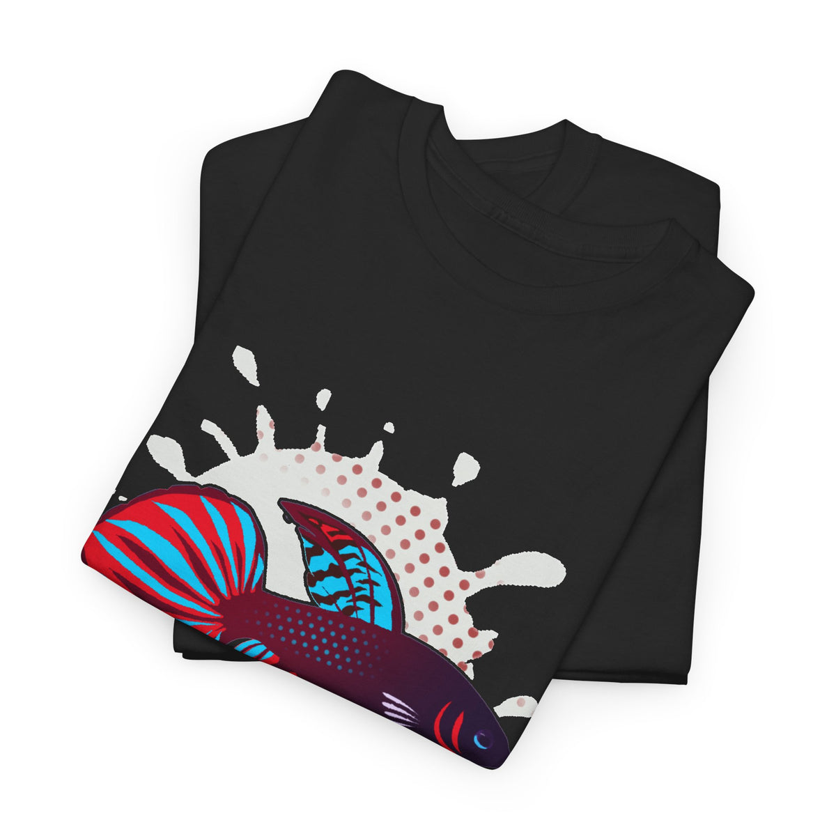 Betta Splenden Wild Type Tee — Vibrant Betta Fish Pop Art T-Shirt