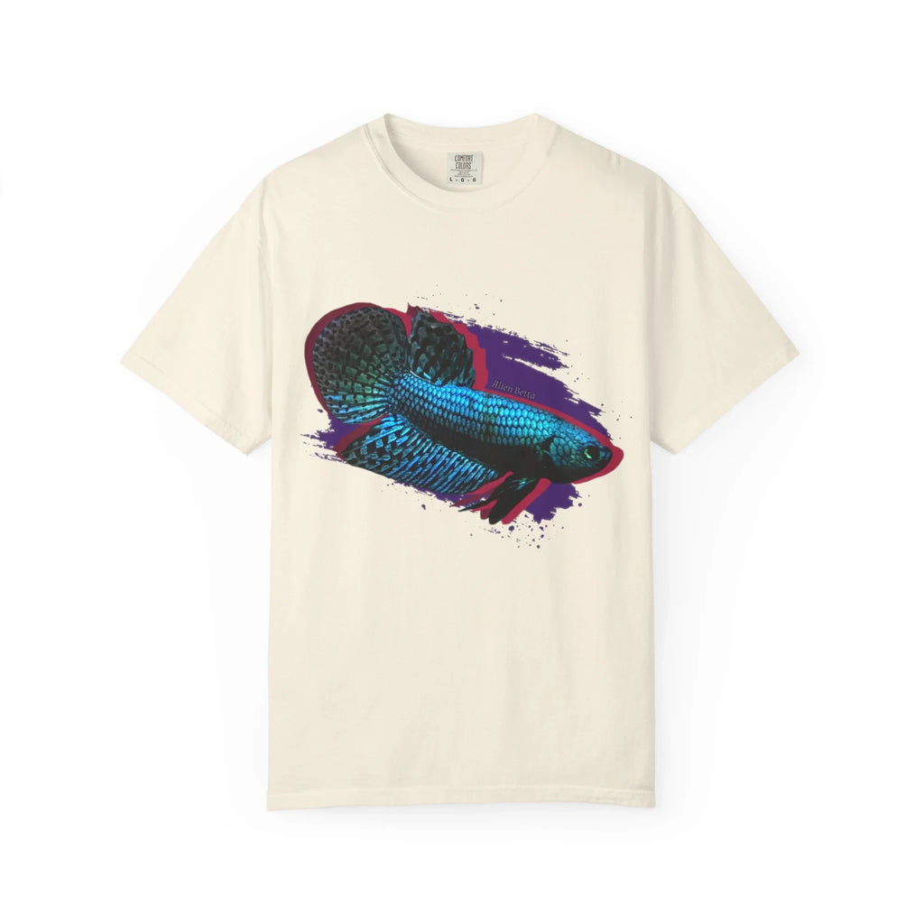 Alien Betta Fish Graphic T-Shirt — Neon Aquarium Pet Lover Tee