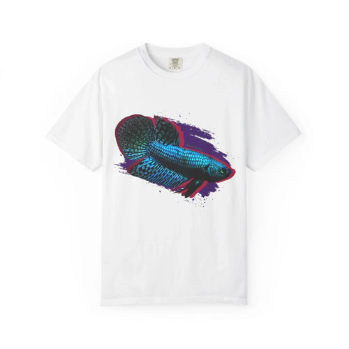 Alien Betta Fish Graphic T-Shirt — Neon Aquarium Pet Lover Tee