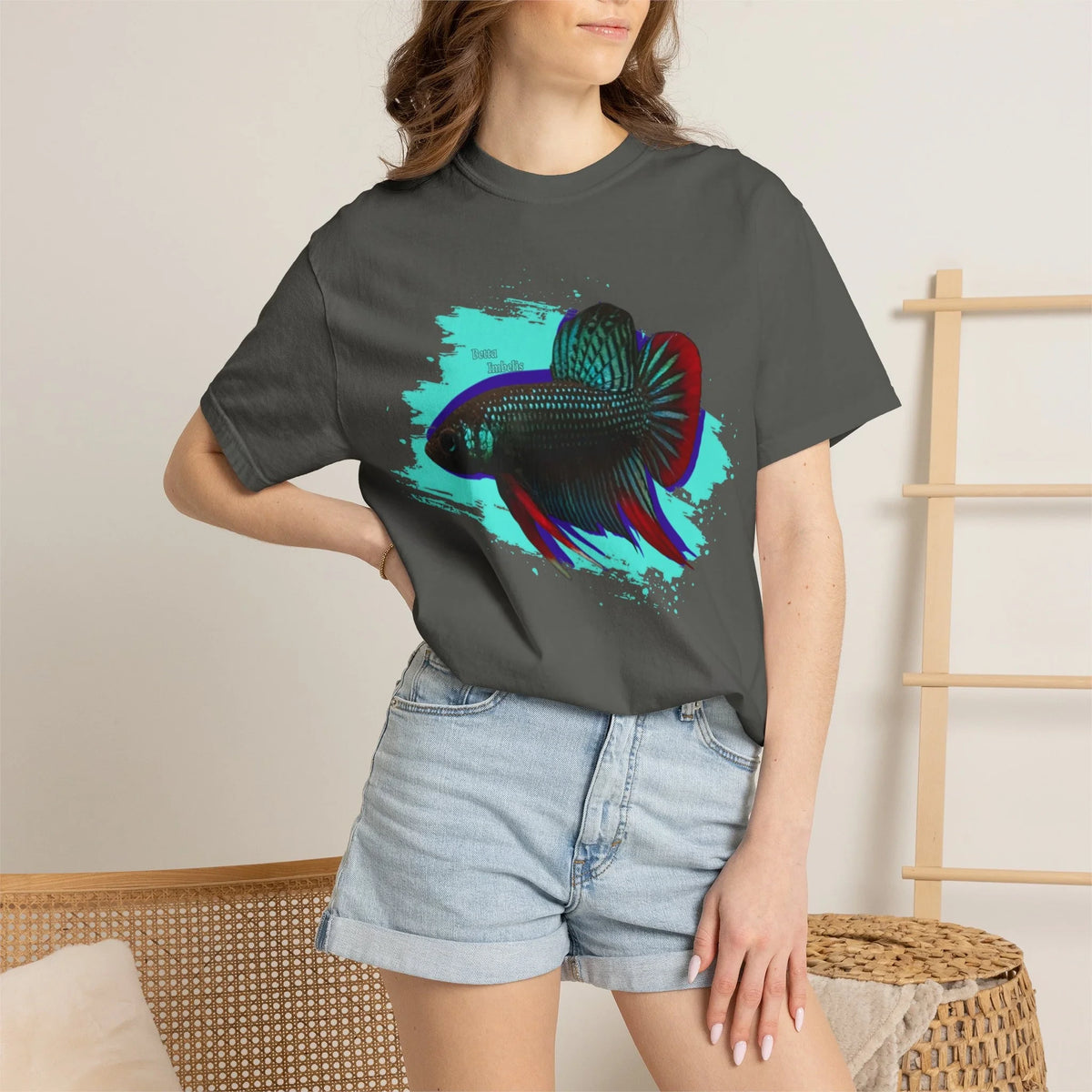 Betta imbelis Fish Graphic T-Shirt