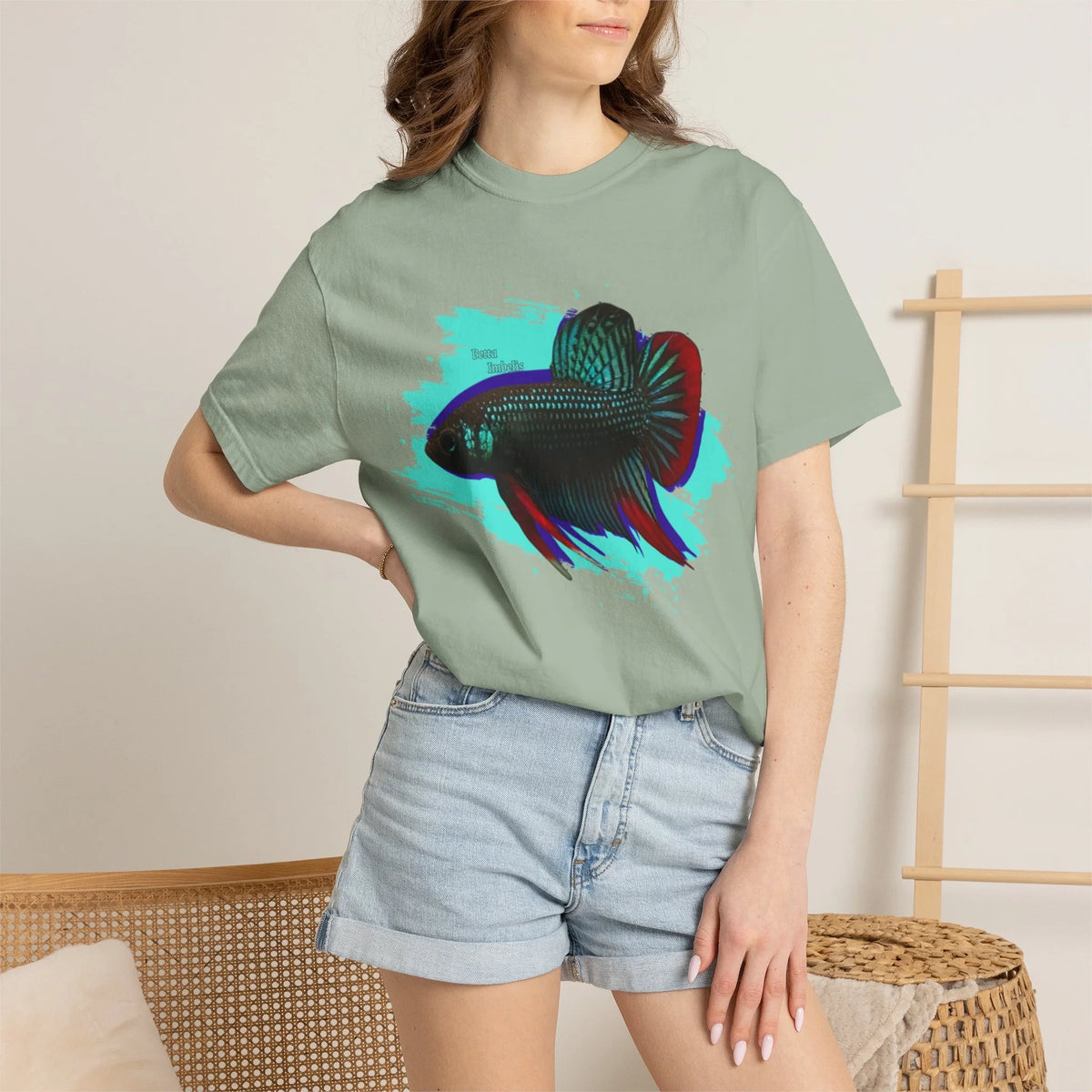 Betta imbelis Fish Graphic T-Shirt
