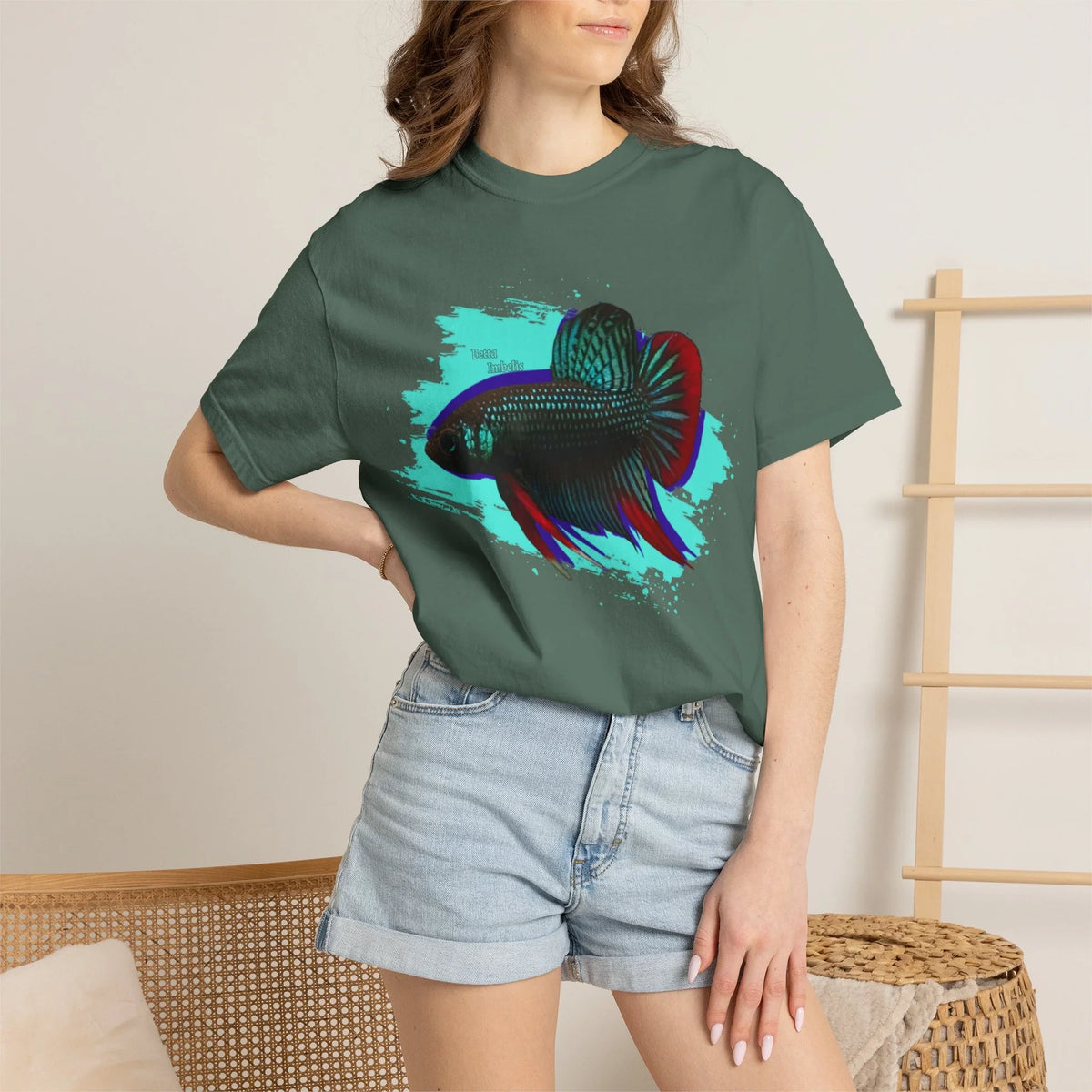 Betta imbelis Fish Graphic T-Shirt
