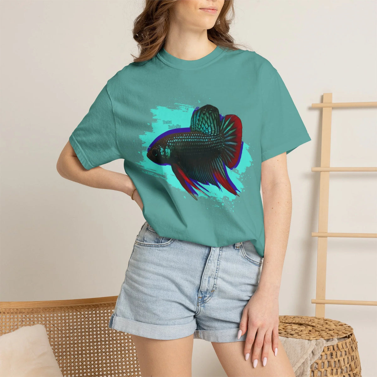 Betta imbelis Fish Graphic T-Shirt