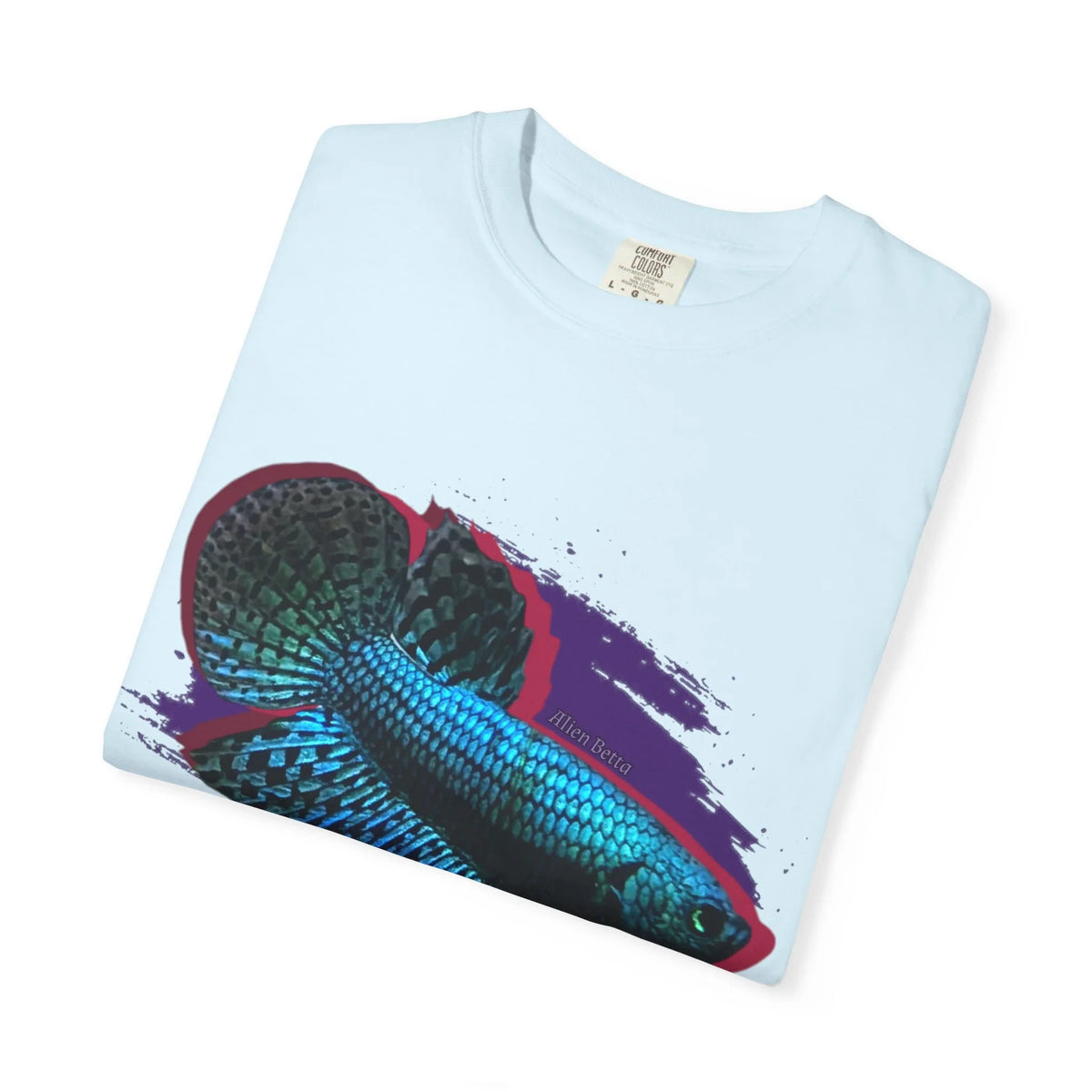 Alien Betta Fish Graphic T-Shirt — Neon Aquarium Pet Lover Tee