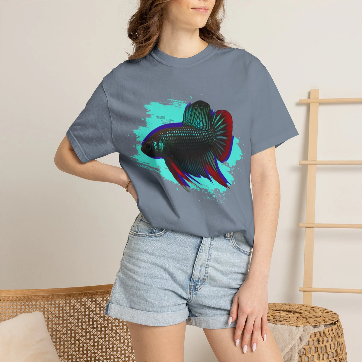 Betta imbelis Fish Graphic T-Shirt