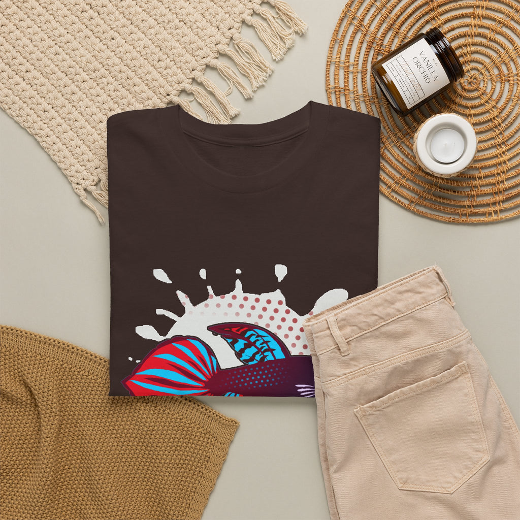 Betta Splenden Wild Type Tee — Vibrant Betta Fish Pop Art T-Shirt