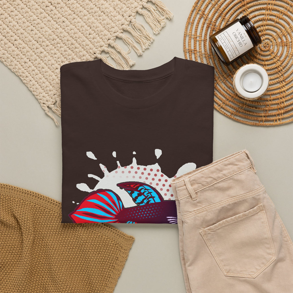 Betta Splenden Wild Type Tee — Vibrant Betta Fish Pop Art T-Shirt