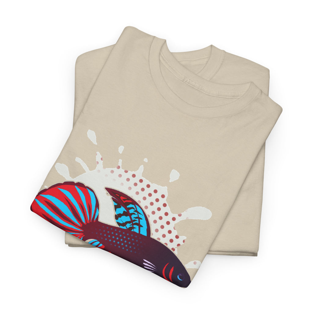 Betta Splenden Wild Type Tee — Vibrant Betta Fish Pop Art T-Shirt