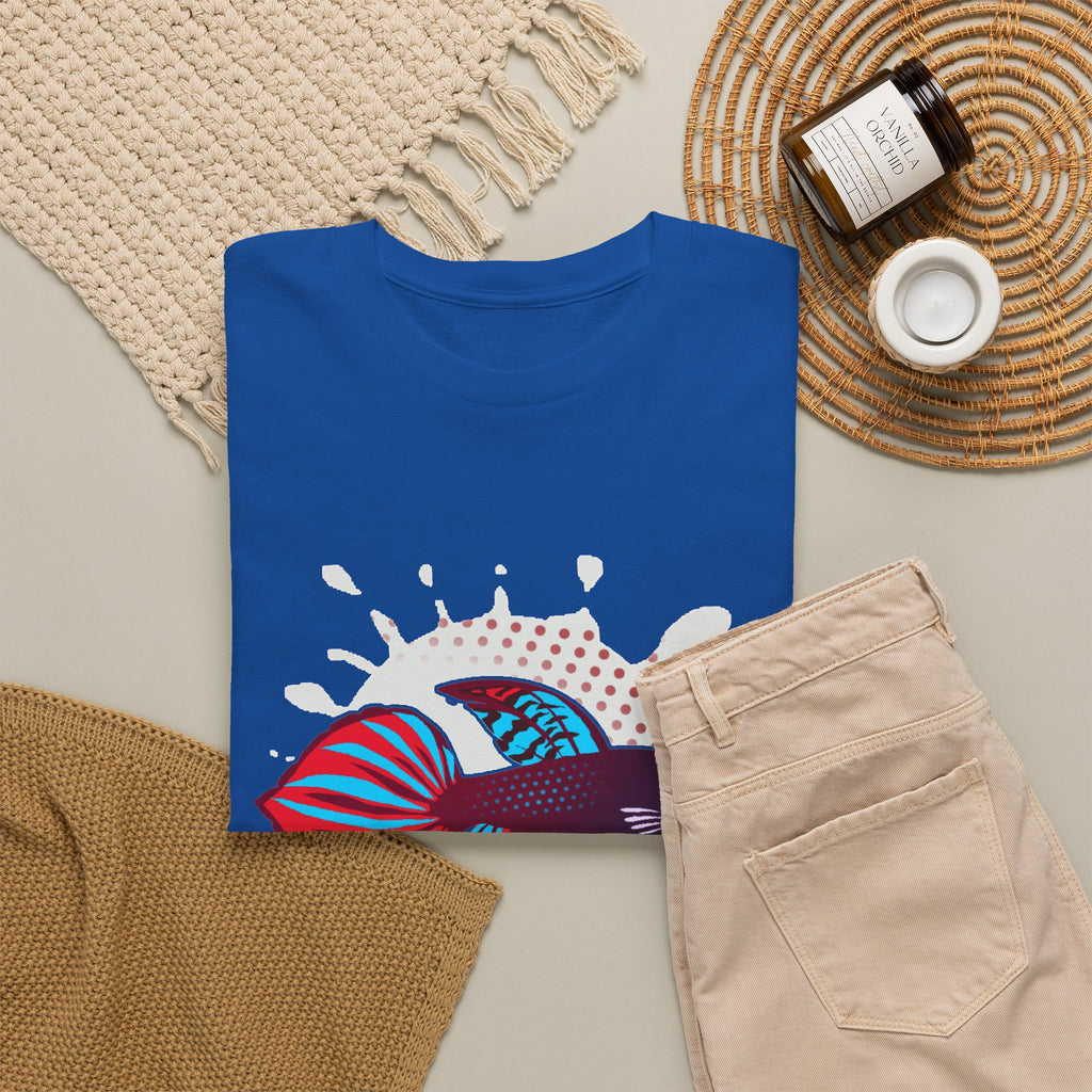 Betta Splenden Wild Type Tee — Vibrant Betta Fish Pop Art T-Shirt