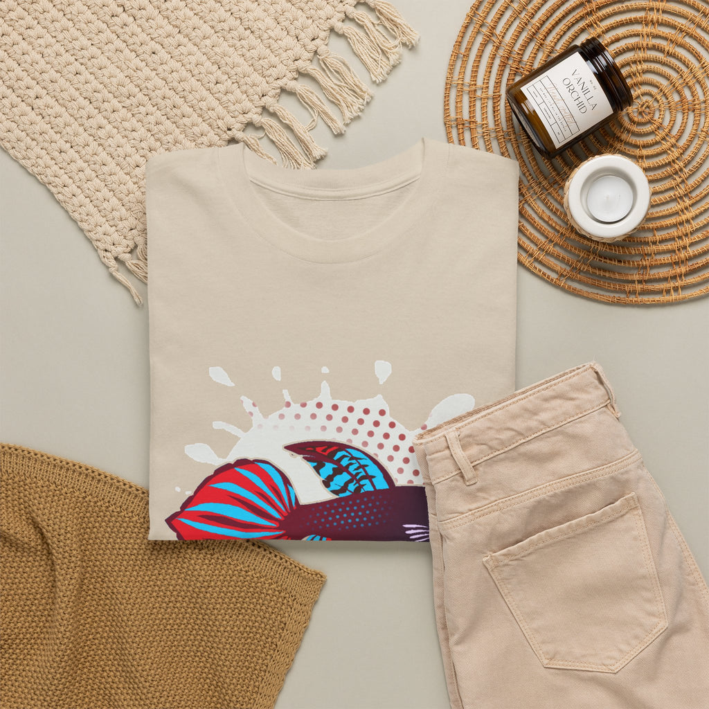 Betta Splenden Wild Type Tee — Vibrant Betta Fish Pop Art T-Shirt