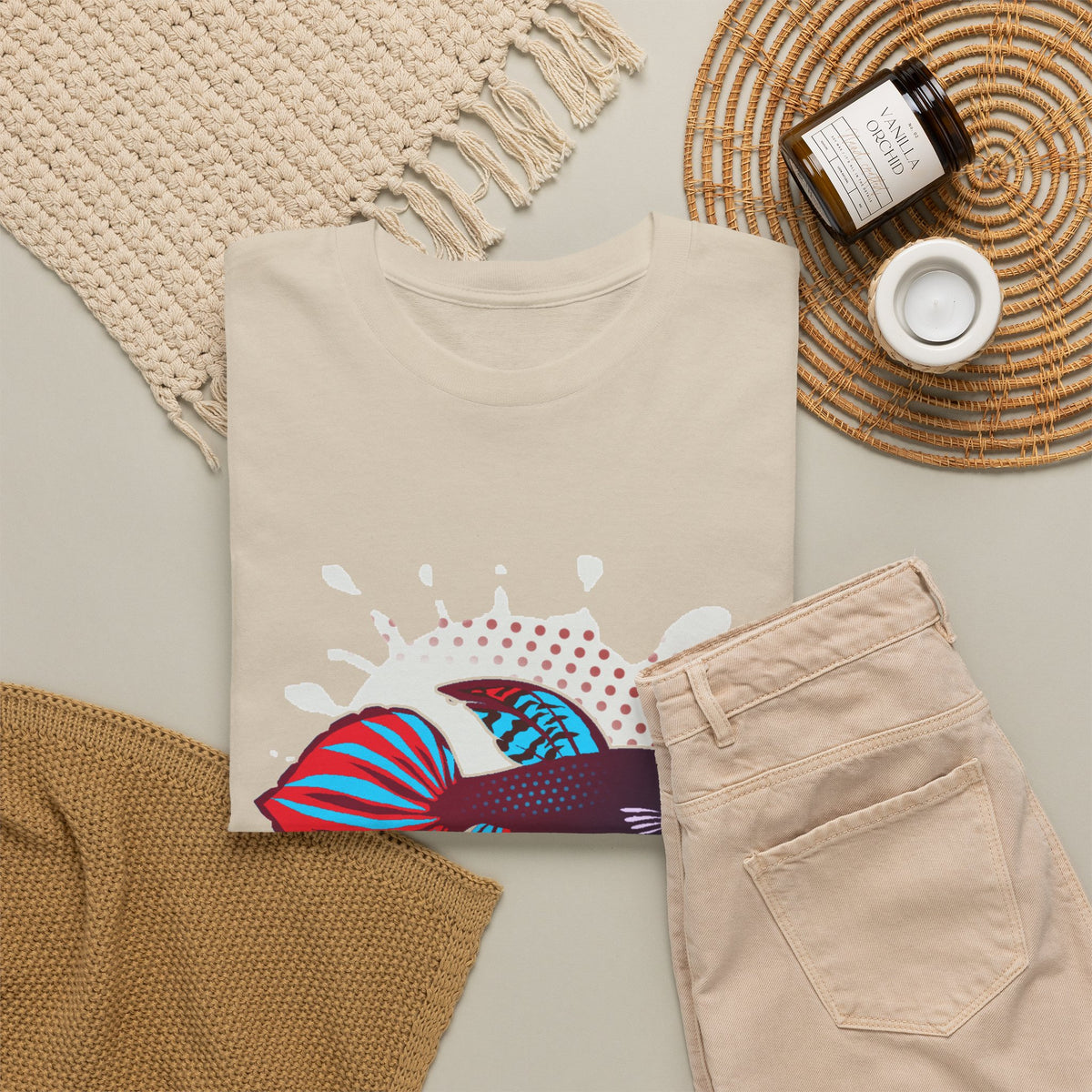 Betta Splenden Wild Type Tee — Vibrant Betta Fish Pop Art T-Shirt