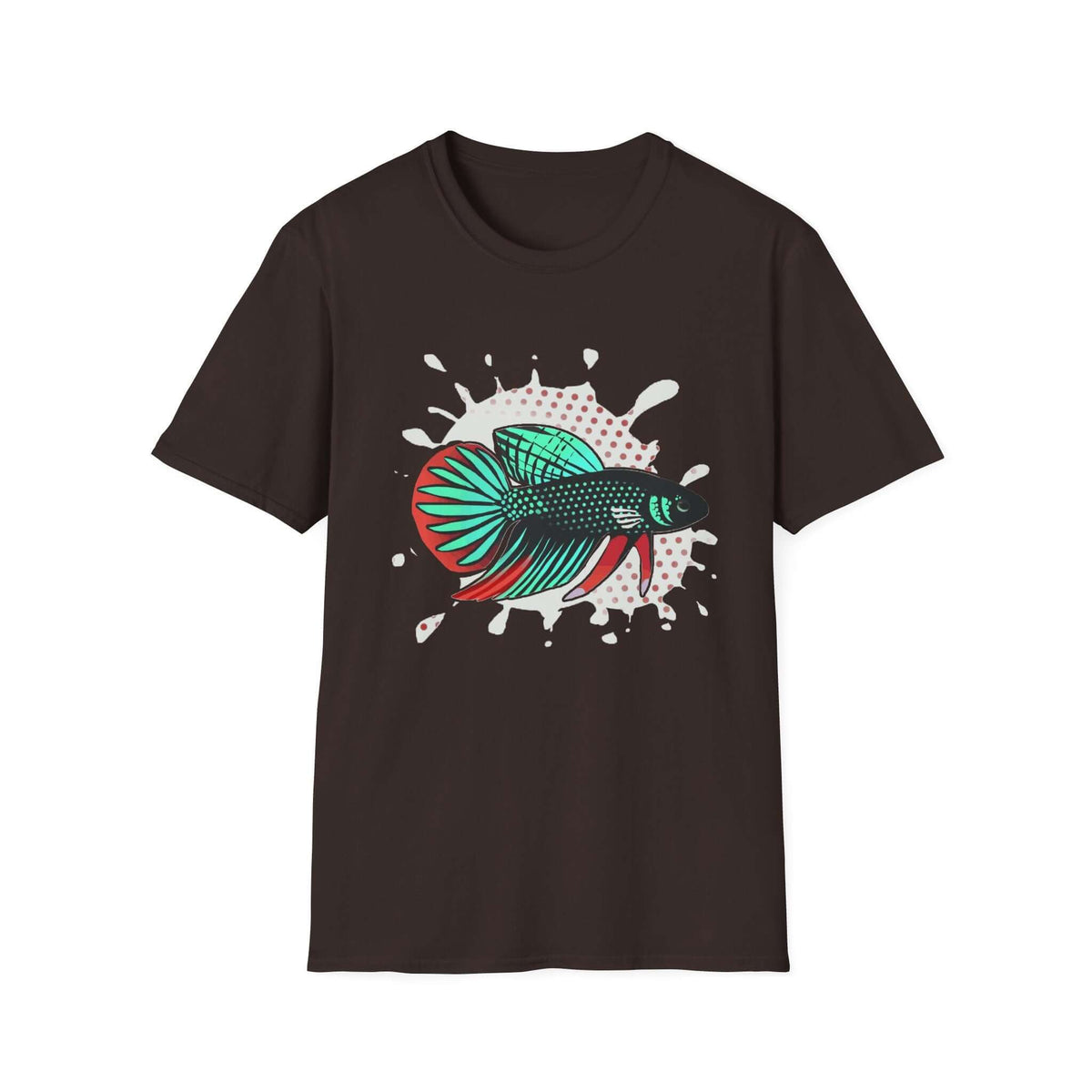 Betta Imbelis Fish Graphic T-Shirt – Retro Pop Art Aquarium Tee