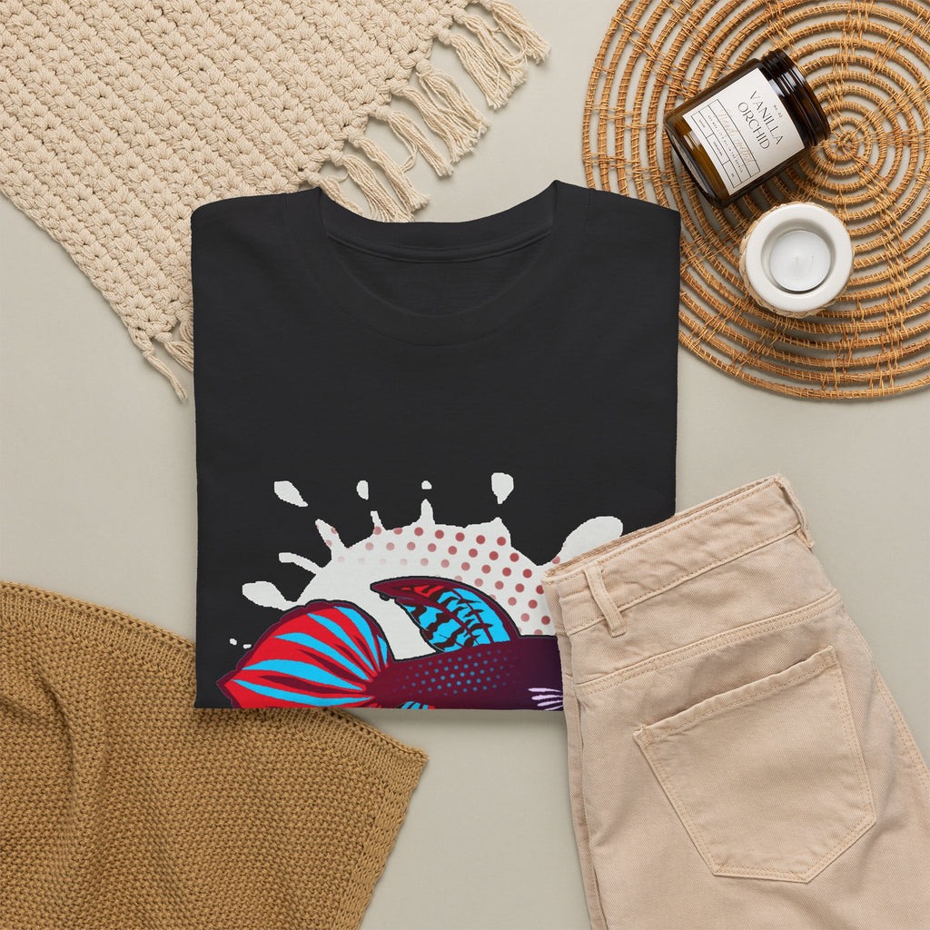 Betta Splenden Wild Type Tee — Vibrant Betta Fish Pop Art T-Shirt
