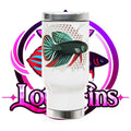 Betta imbelis Fish Travel Mug — 14oz Stainless Steel Insulated Tumbler