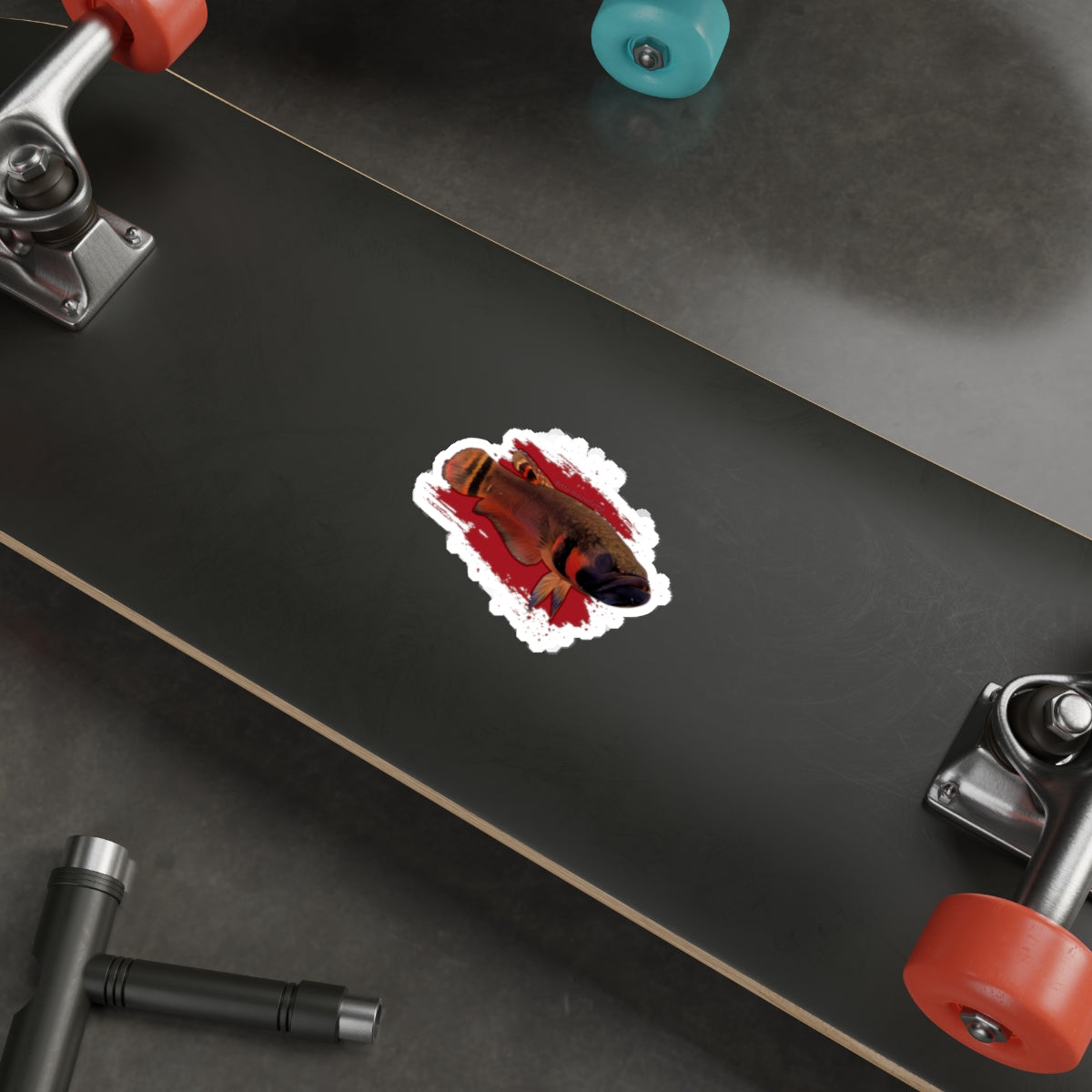 Betta macrostoma sticker - die cut