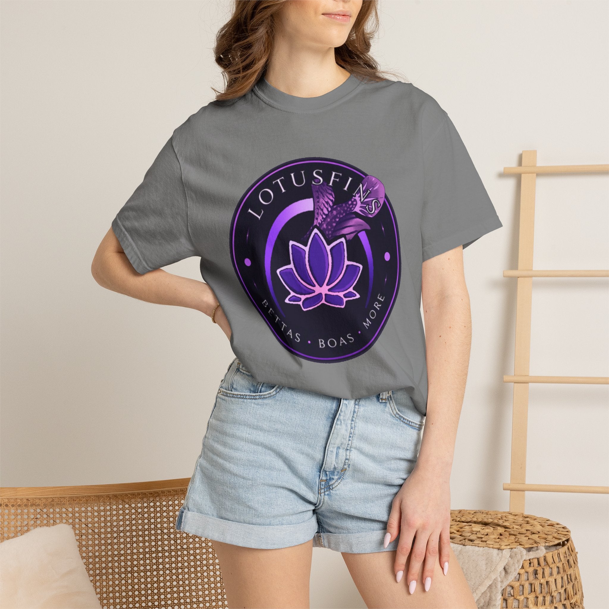 Lotusfins logo tshirt