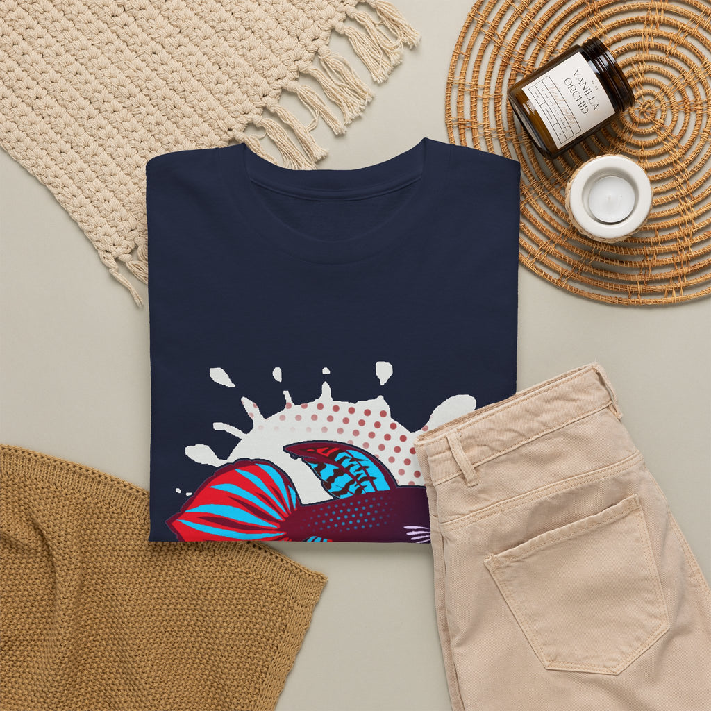 Betta Splenden Wild Type Tee — Vibrant Betta Fish Pop Art T-Shirt