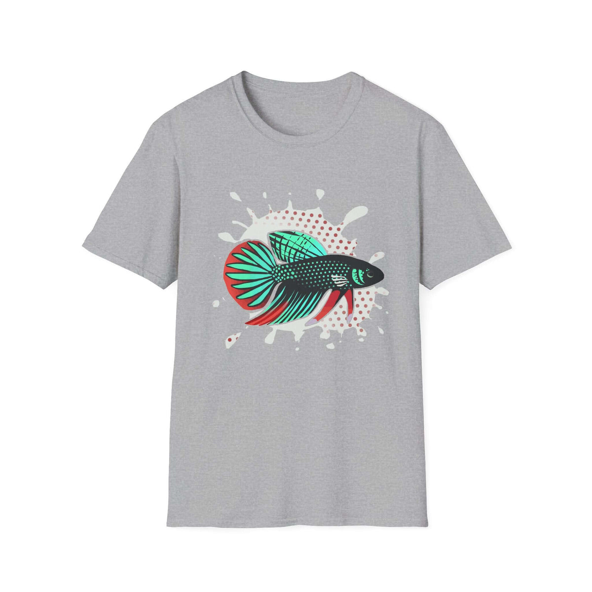 Betta Imbelis Fish Graphic T-Shirt – Retro Pop Art Aquarium Tee