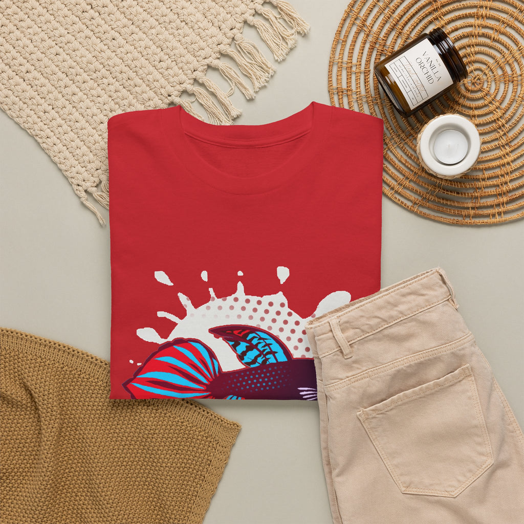 Betta Splenden Wild Type Tee — Vibrant Betta Fish Pop Art T-Shirt