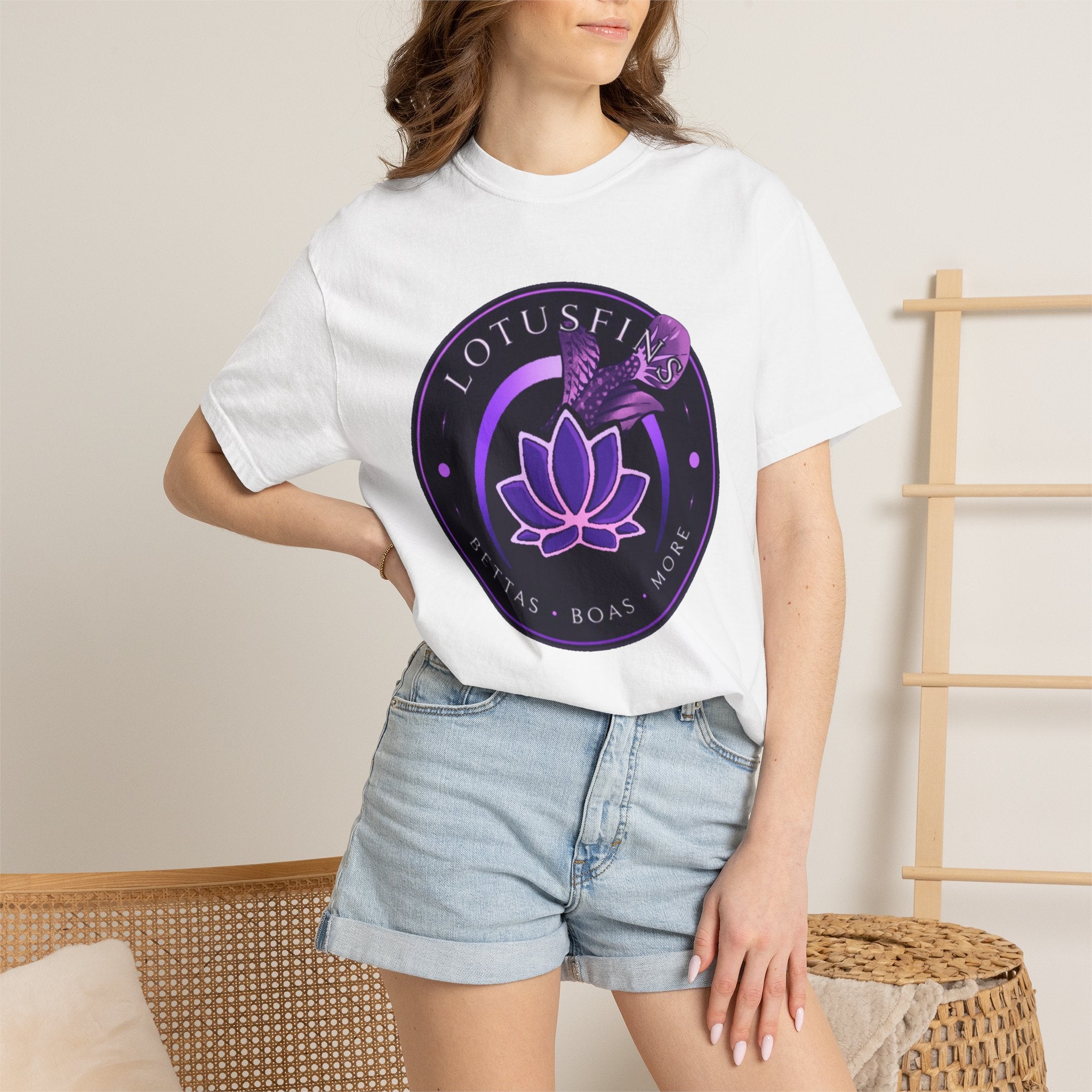 Lotusfins logo tshirt