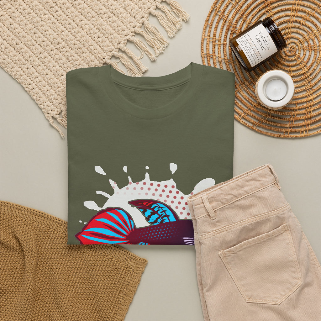 Betta Splenden Wild Type Tee — Vibrant Betta Fish Pop Art T-Shirt