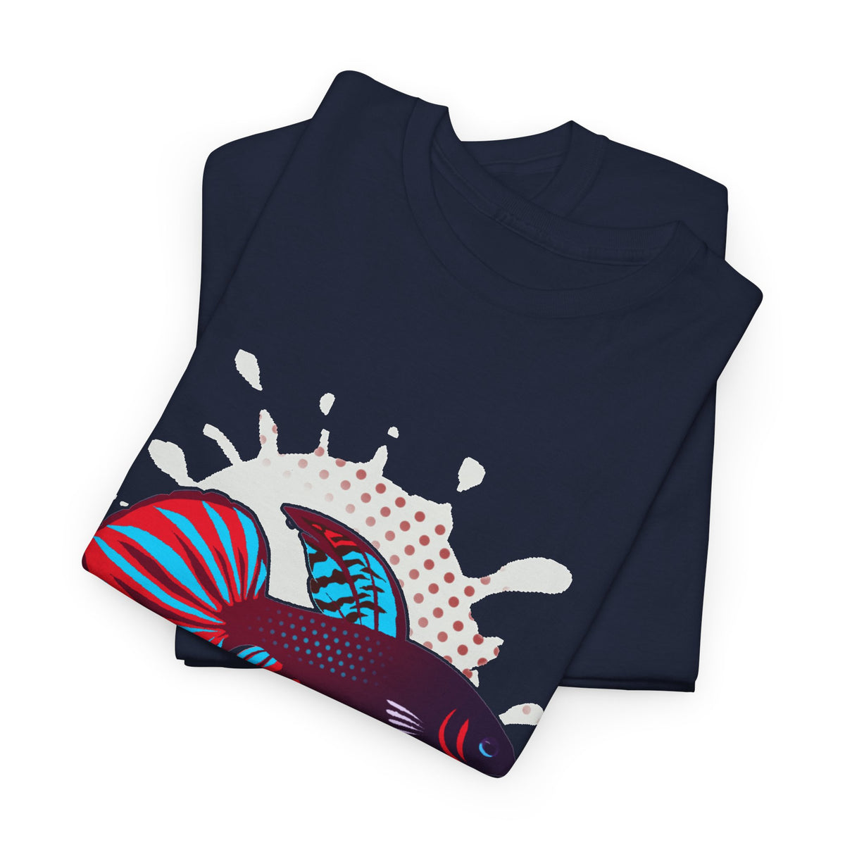 Betta Splenden Wild Type Tee — Vibrant Betta Fish Pop Art T-Shirt